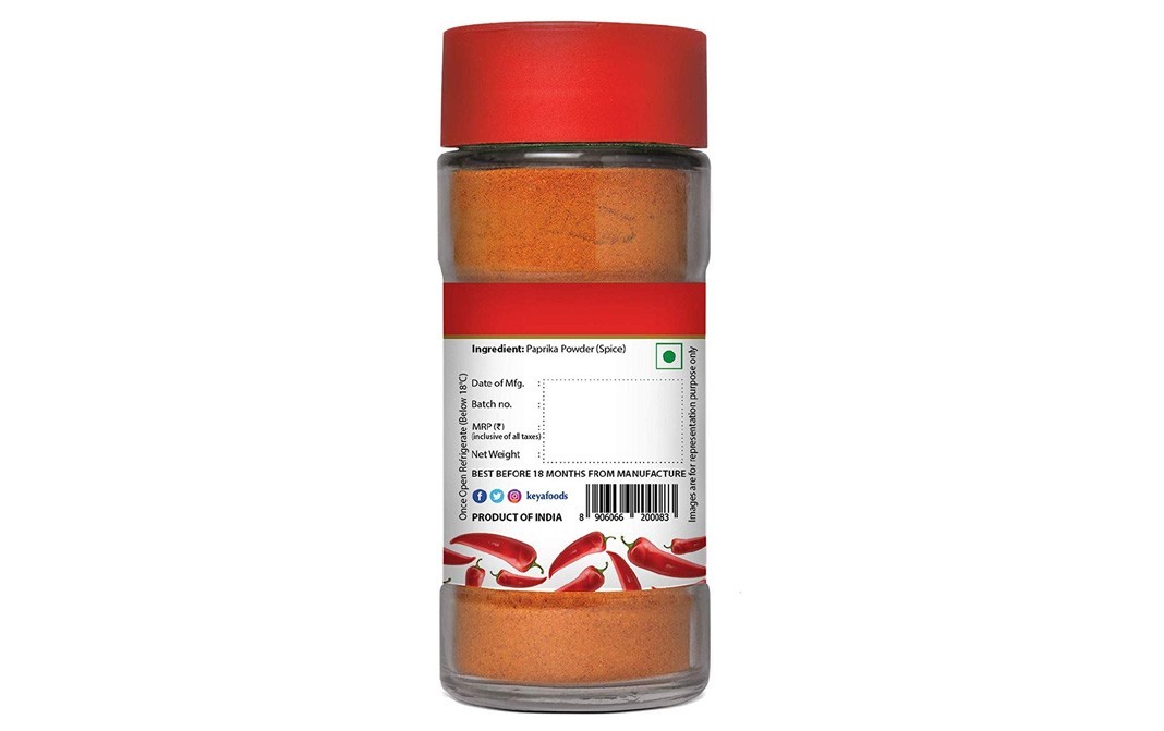 Keya Kashmiri Paprika Powder   Plastic Bottle  55 grams